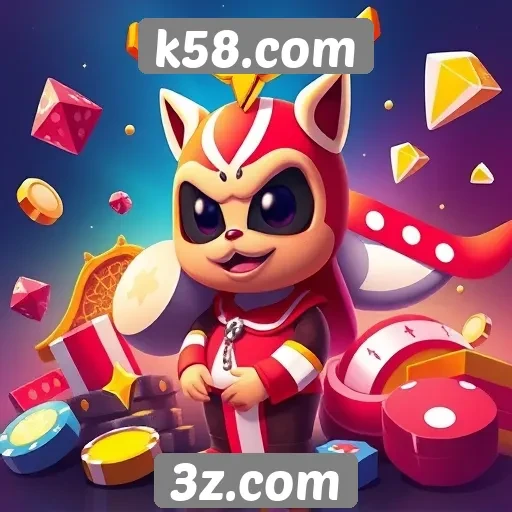 Variedade de jogos disponíveis no k58.com em destaque